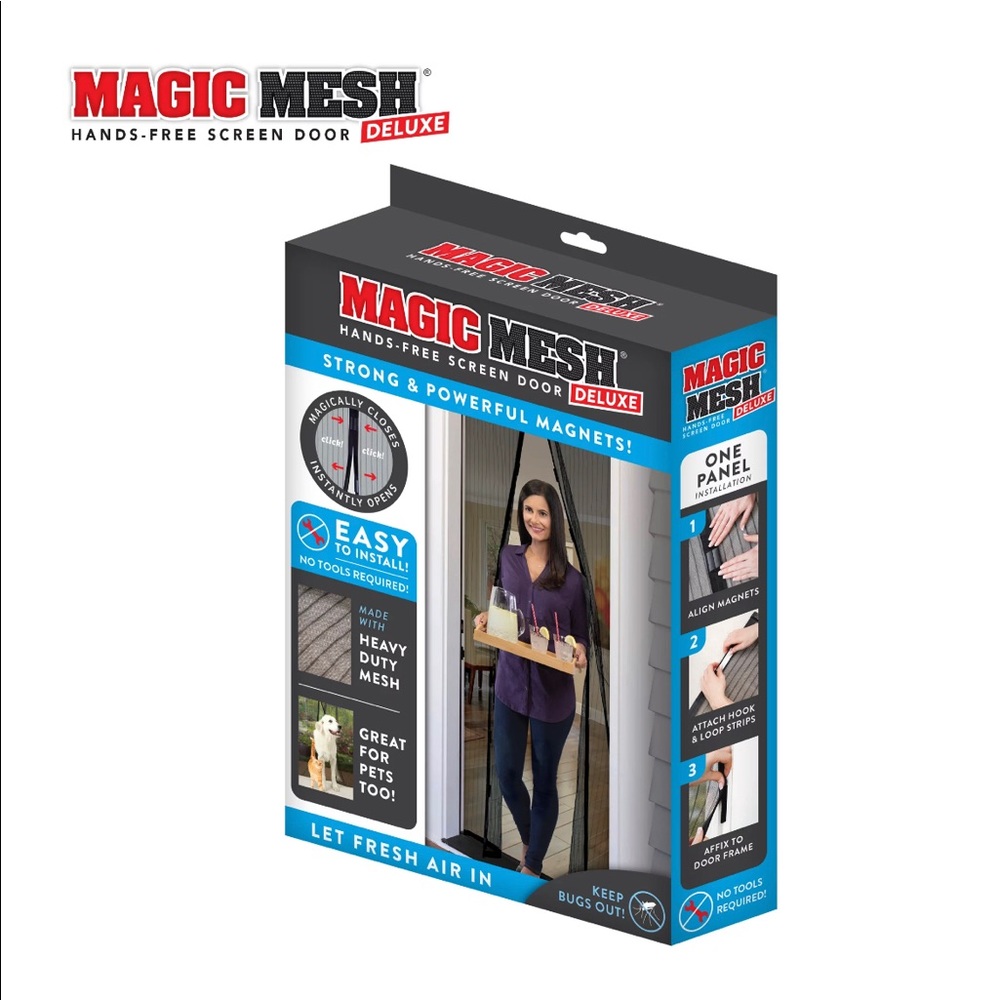 2 boxes Magic mesh screen door deluxe